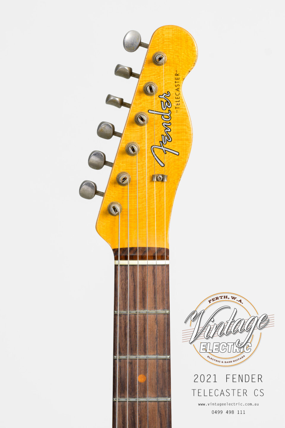 2021 Fender Telecaster Custom Shop Headstock