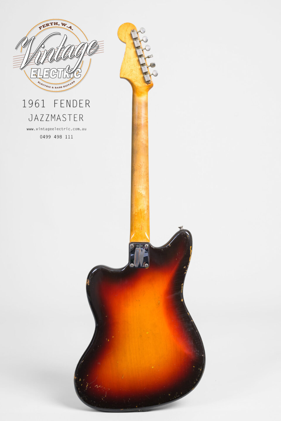 1961 Fender Jazzmaster Sunburst Rear