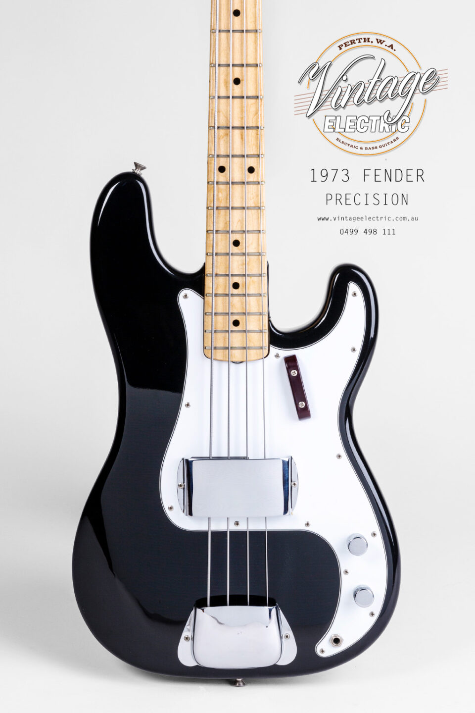 1973 Fender Precision Black Body