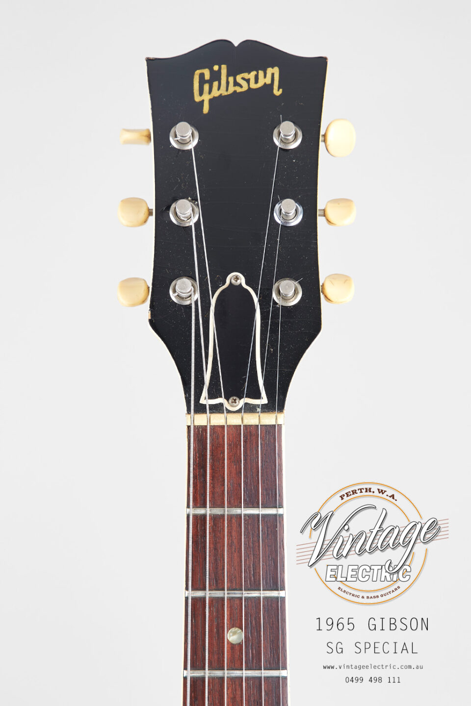 1965 Gibson SG Special Headstock