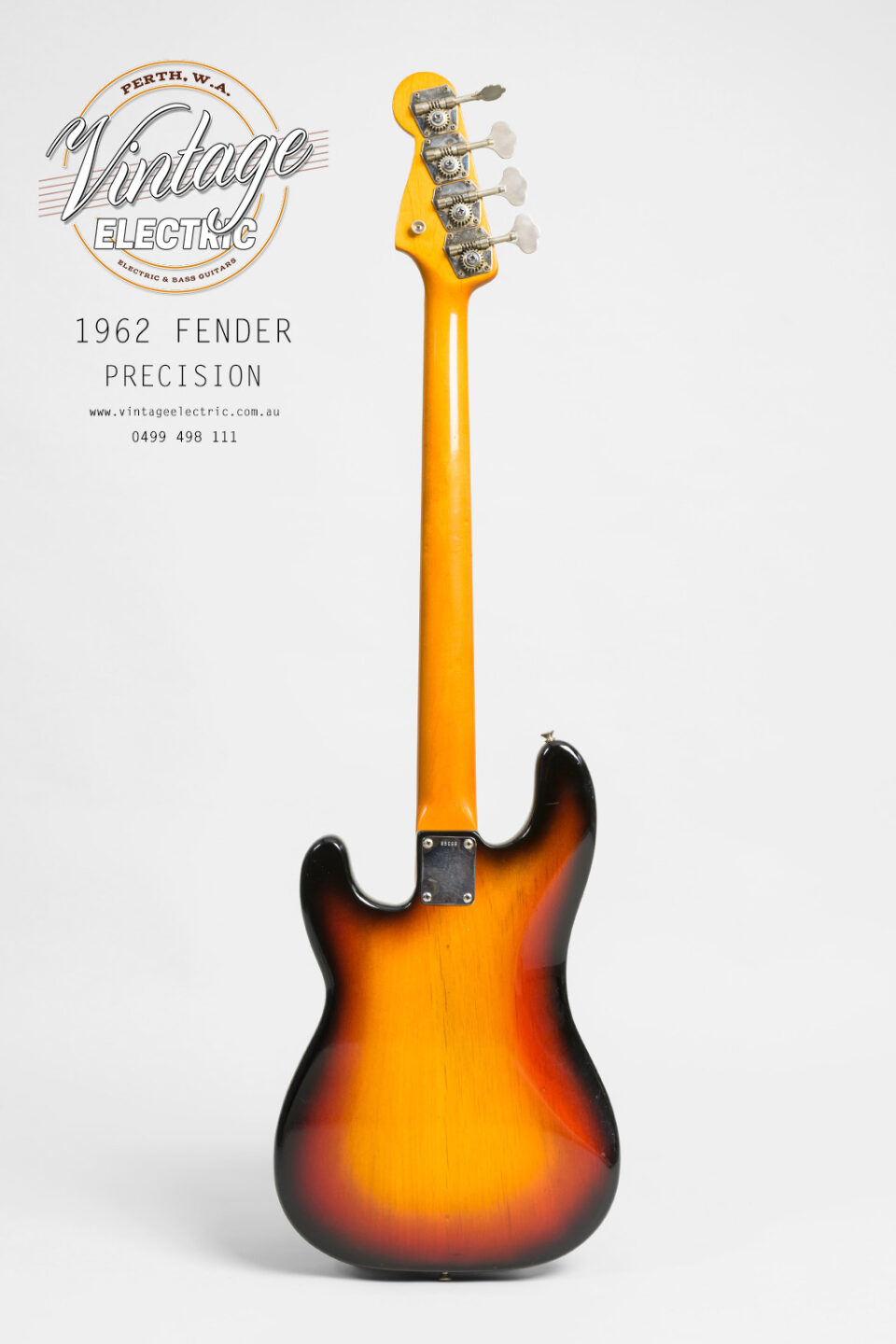 1962 Fender Precision Back of Bass