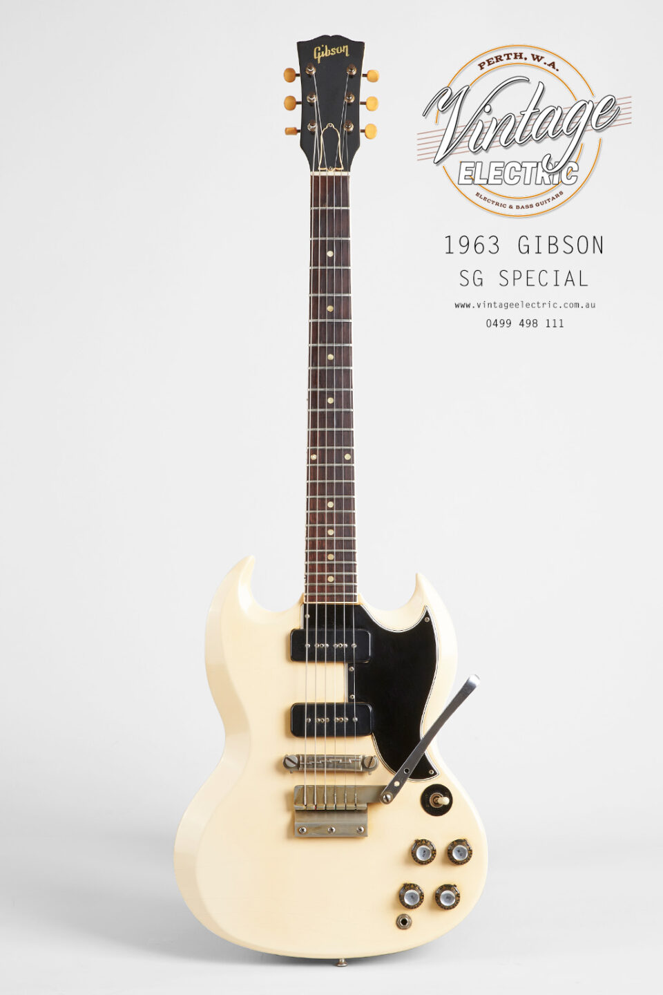 1963 Gibson SG Special Guitar Polaris White