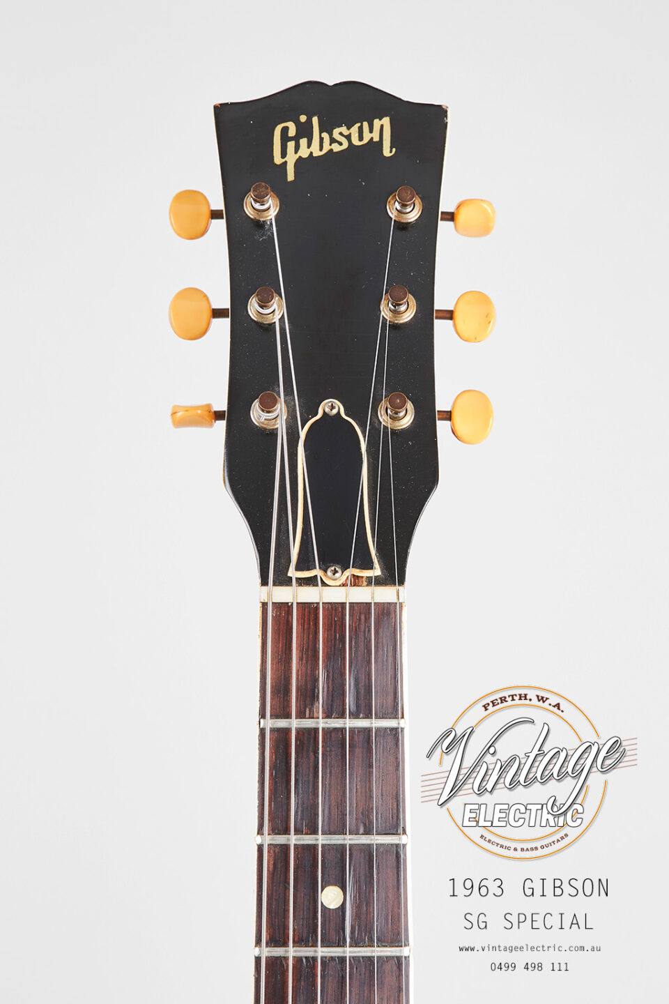 1963 Gibson SG Special Headstock