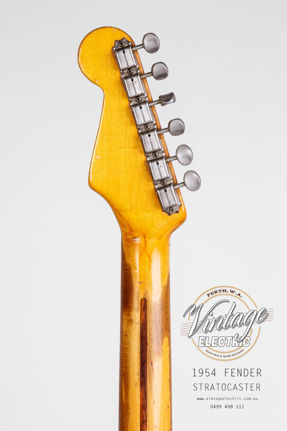 1954 Fender Stratocaster Back of Headstock