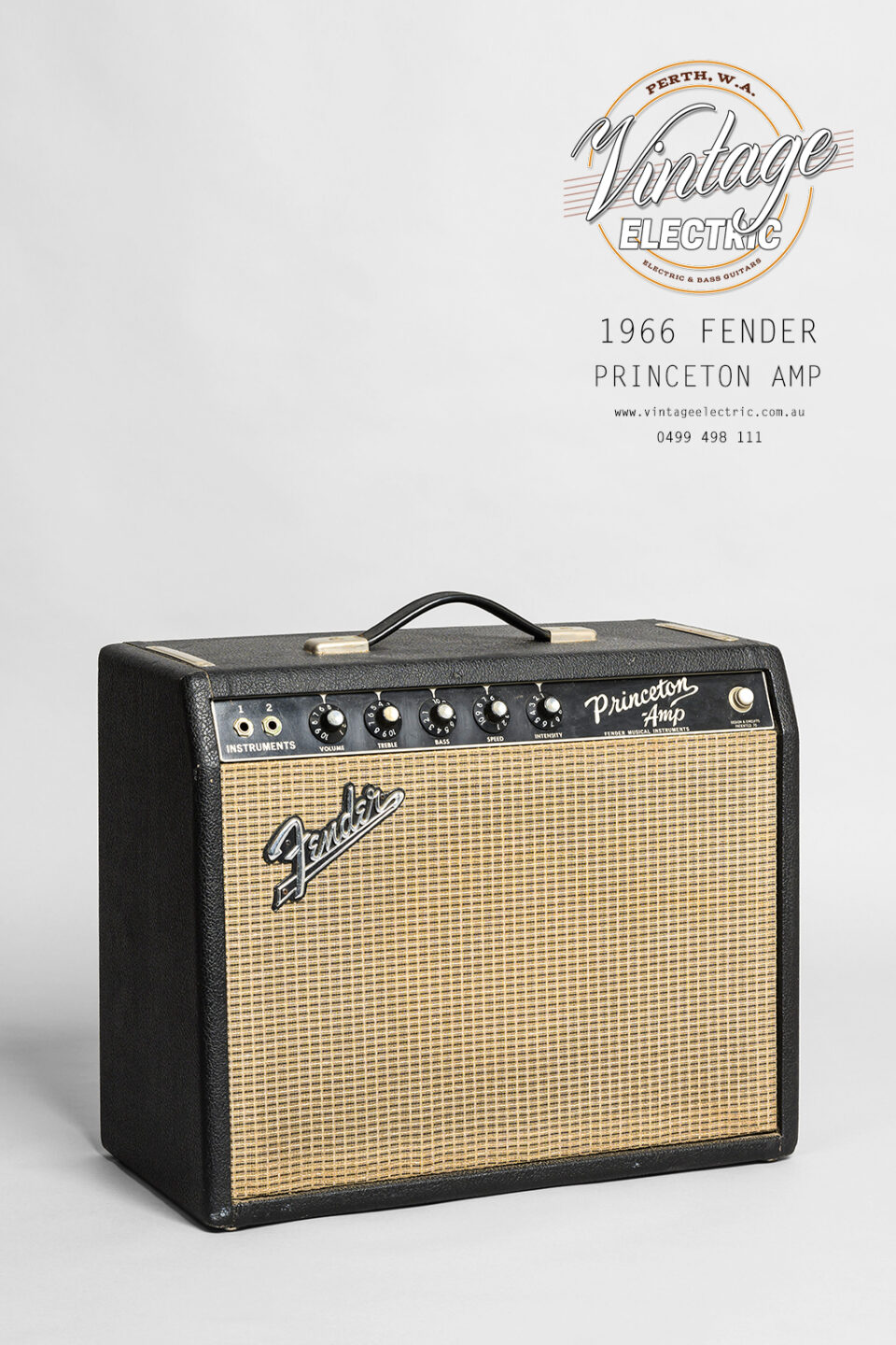 1966 Fender Princeton Blackface Amplifier
