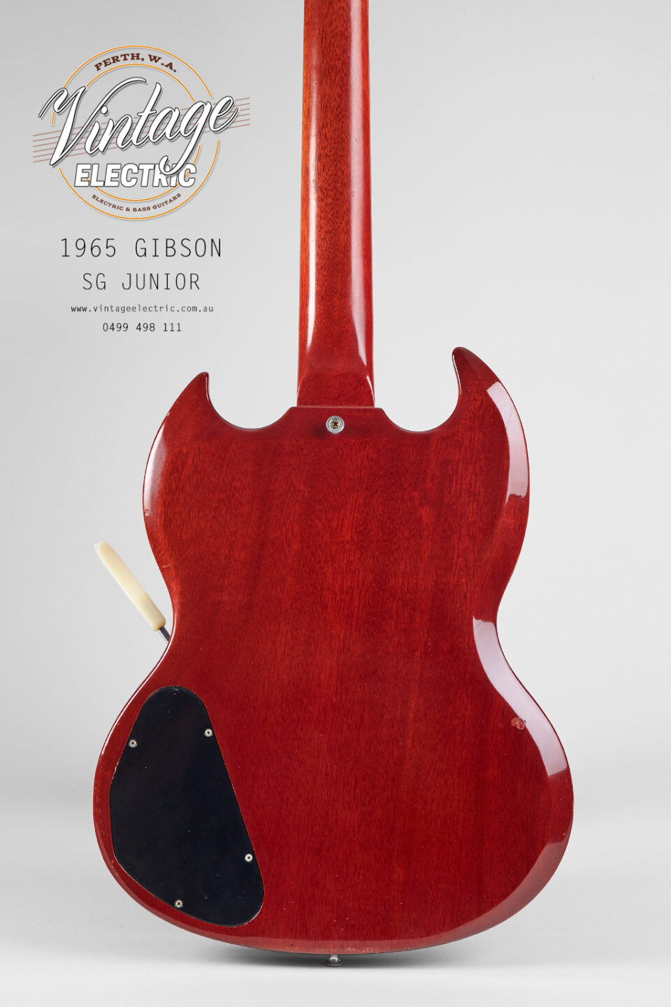 1965 Gibson SG Jr Back of Body