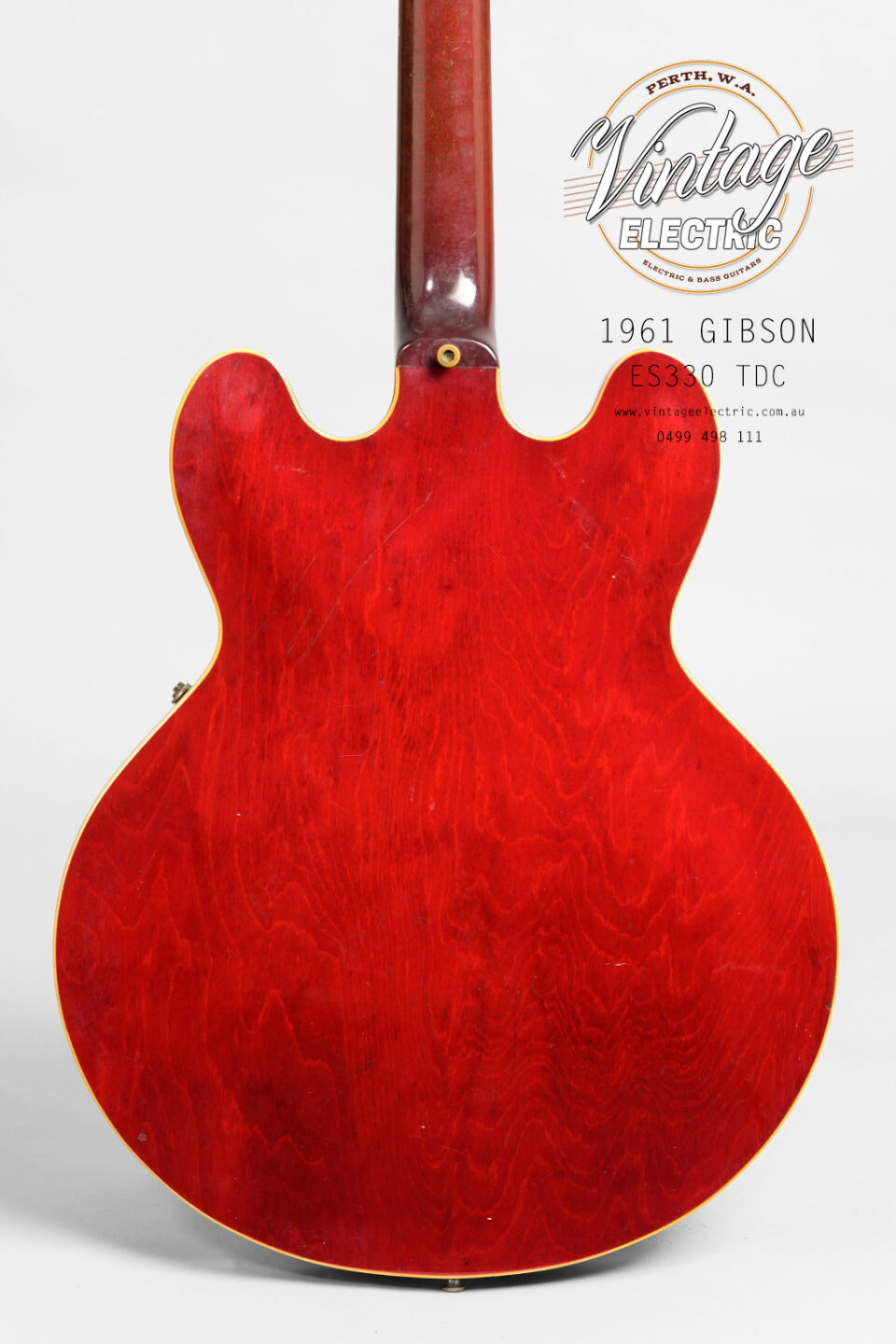 1961 Gibson ES 330 TDC Back of Body