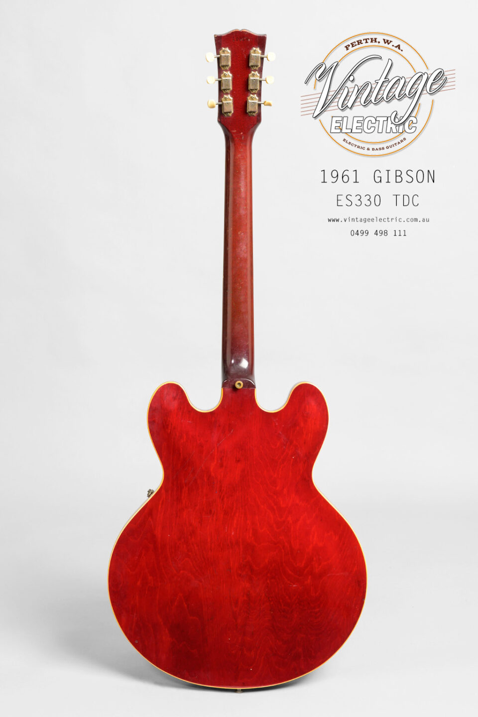 1961 Gibson ES 330 TDC Back of Guitar