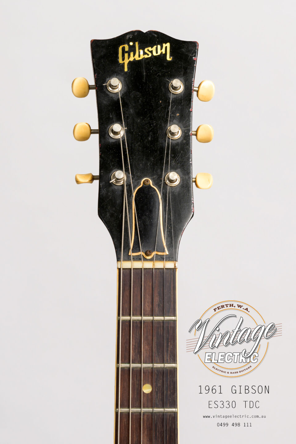 1961 Gibson ES 330 TDC Headstock